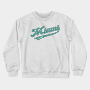 Miami Baseball Crewneck Sweatshirt